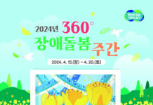 경기도, 15일부터 20일까지 360∘ 장애돌봄 주간 운영